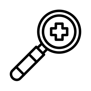 Research,magnifying Glass,research,hospital,healthcare And Medical icon
