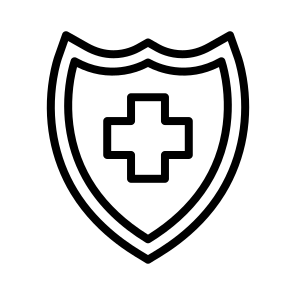 Shield,protection,security,medical,healthcare And Medical icon