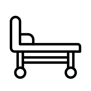 Stretcher,medical Stretcher,clinic,healthcare And Medical,hospital Bed icon