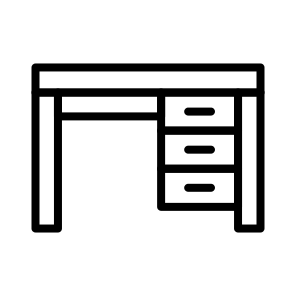 Desk,office,furniture,table,office Table icon