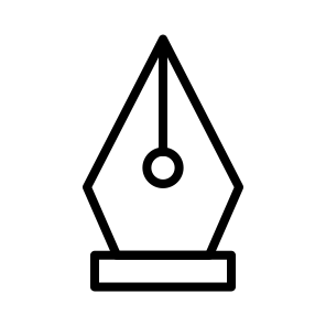 Nib,pen,writting,education,pen icon