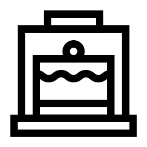 Cake Dome, Cake, Dome, Dessert, Display, Cover, Bakery, Pastries, Sweets icon
