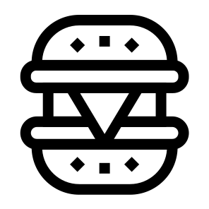 Cheese Burger, Cheeseburger, Burger, Sandwich, Fast Food, Beef, Cheese, Meal, Snack icon