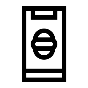 Online Food, Online, Food, Internet, Order, Convenience, Service, Restaurant, Delivery icon