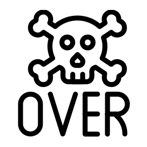 Game Over,video Game,game Console,gamer,skull icon