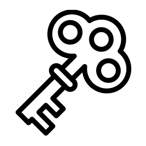 Key,fantasy,folklore,magical,miscellaneous icon
