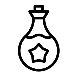 Potion,serum,liquid,magic,flask icon
