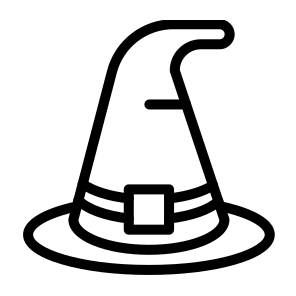 Witch Hat,hat,witch,magic,halloween icon