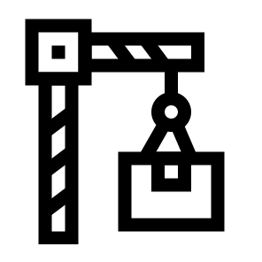 Container Lifting Crane, Container, Lifting, Crane, Heavy Equipment, Transport, Logistics, Shipment, Cargo icon