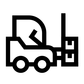 Fork Lifter, Fork, Lifter, Equipment, Heavy, Machinery, Transport, Logistics, Warehouse icon