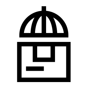 Parcel Protection, Parcel, Protection, Package, Security, Safety, Safeguard, Shield, Guard icon