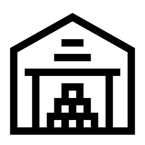 Stock Warehouse, Inventory, Stock, Warehouse, Storage, Goods, Supplies, Distribution, Depot icon