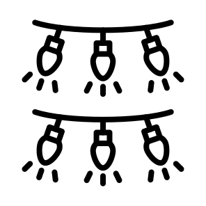 Garland,lights,light,lightbulb,ramadan icon