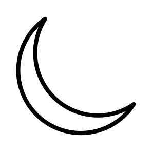 Moon,half Moon,night,nature,ramadan icon