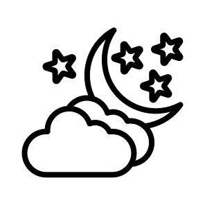Night,cloudy Night,moon,cloud,star icon