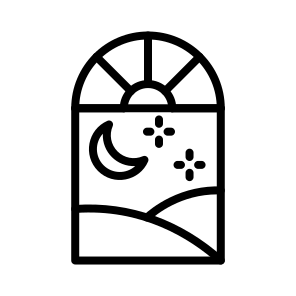 Window,eid Mubarak,muslim,moon,star icon
