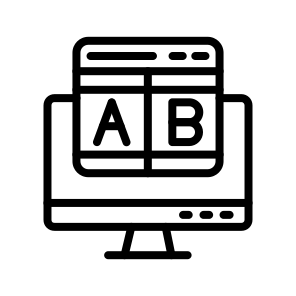 Ab Testing,comparison,seo And Web,checking,ui And Ux icon