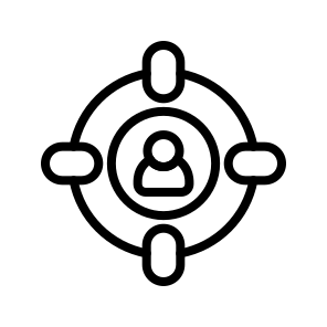Target Audience,seo And Web,focus,user,ui And Ux icon