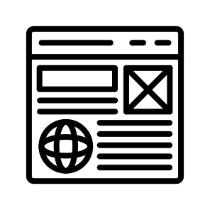 Wireframe,browser,internet,web Page,ui And Ux icon