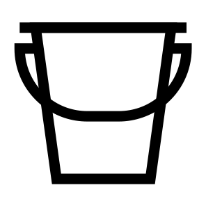 Bucket, Bucket, Container, Pail, Vessel, Water, Carry, Storage, Container icon