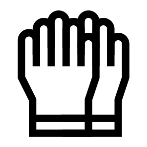 Rubber Glove, Rubber Glove, Glove, Cleaning, Hand Protection, Rubber, Household, Dishwashing, Sanitation icon