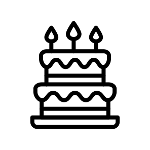 Cake,birthday Cake,food,bakery,food And Restaurant icon