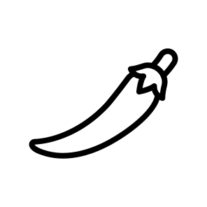 Chili,pepper,spicy,chili Pepper,vegetarian icon