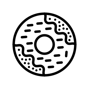 Doughnut,donut,dessert,food And Restaurant,food icon