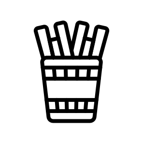 French Fries,fries,potatoes,fried Potatoes,food And Restaurant icon