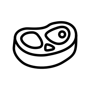 Meat,food,steak,protein,restaurant icon
