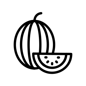 Watermelon,fruit,viburnum Fruit,healthy Food,vegetarian icon