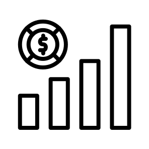 Economy,revenue,increase,income,graph icon
