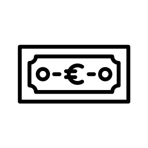 Euro,money,currency,note,business And Finance icon