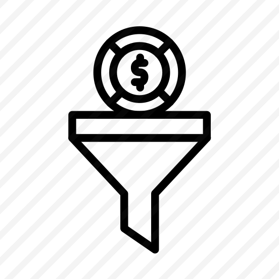 Funnel,sales Funnel,dollar,filter,coin preview