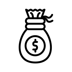 Money Bag,money,money,sack,dollar,business And Finance icon