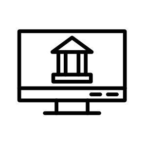 Online Banking,bank,currency,money,business And Finance icon