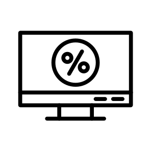 Percentage,percent,sales,discount,business And Finance icon