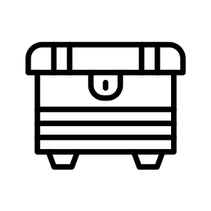 Treasure Box,chest,money,gold,business And Finance icon