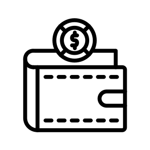 Wallet,money,payment,leather Wallet,cash icon