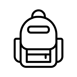 Bag,school Bag,bagpack,picnic,hiking Bag icon