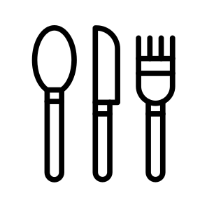 Cutlery,fork,spoon,knife,kitchen icon