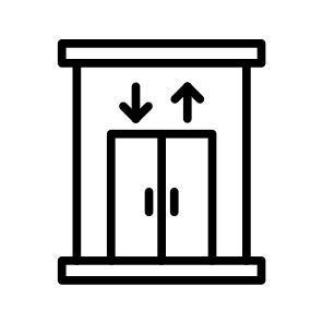 Elevator,lift,holidays,hotel,doors icon