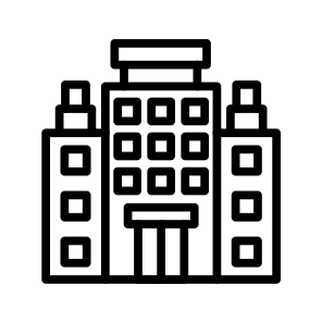 Hotel,vacations,buildings,holidays,hostel icon