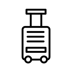 Luggage,suitcase,baggage,travel,travelling icon