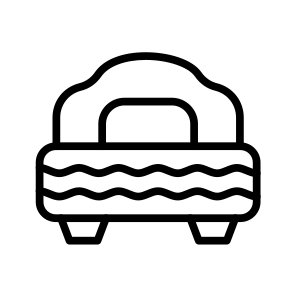 Single Bed,bed,hostel,hotel,holidays icon