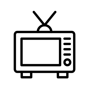 Television,tv,electronics,hotel,technology icon