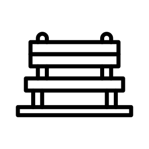 Bench,outdoor,farming And Gardening,garden,park icon