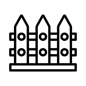 Fence,garden,limits,tools And Utensils,farming And Gardening icon
