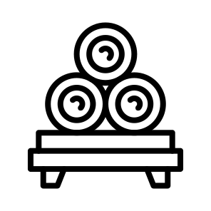 Hay Bale,hay,bale,farm,farming And Gardening icon
