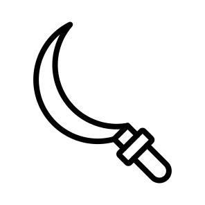 Sickle,scythe,agriculture,farming And Gardening,construction And Tools icon